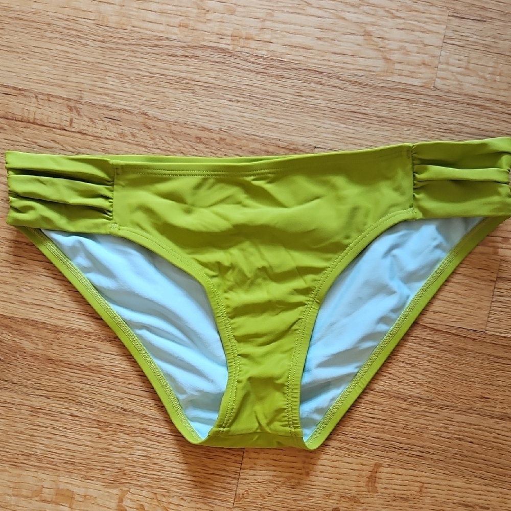 Title Nine Chartruse Holy Grail Bikini Bottom